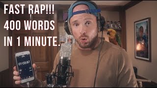 FAST RAP - 400 words in 1 minute