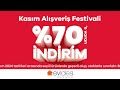 seçili Ürünlerde %70 e varan İndirim kasım alışveriş festivali