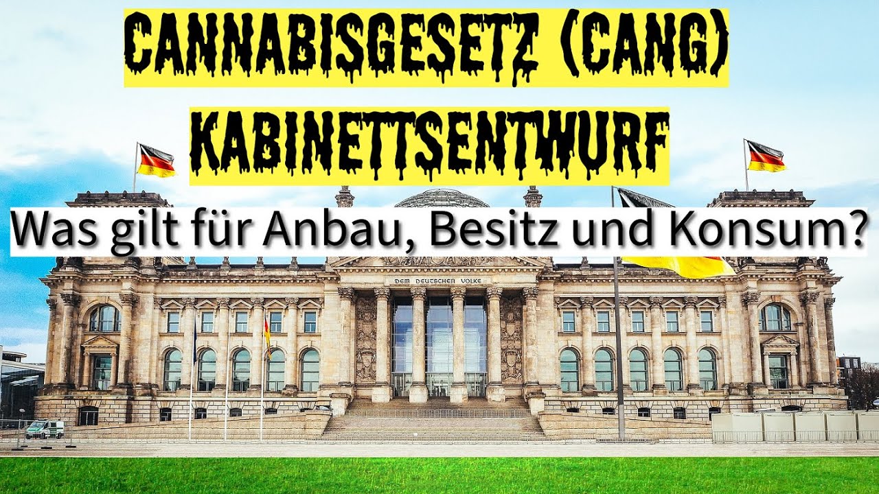 Cannabisgesetz CanG Kabinettsentwurf - Regeln Zu Anbau, Besitz Konsum ...