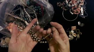 ASMR | Bulk Jewelry Bag Show \u0026 Tell 7-31-2023 (Whisper)