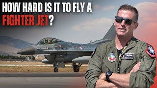 How hard is it to fly an F16 fighter jet? John "Rain" Waters - F16 demo pilot | Talk4 Podcast Clip