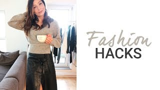 Bauch flacher stylen | 9 Fashion Hacks | natashagibson