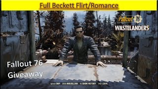 Fallout 76 Wastelanders DLC - Full Beckett Romance/Flirt | Fallout Romance is back