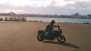 基礎練習（旋回）1 【すちんぐれ】 VTZ250 2016/01/16