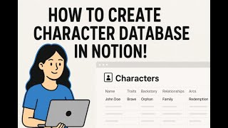 How to create character database in Notion! for your writings and world building
