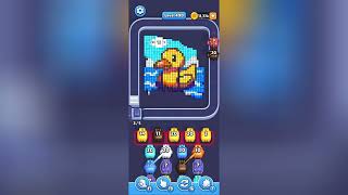 Pixel Flow Level 490 Solution Walkthrough