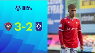 Valur 3 - 2 Stjarnan | Dramatískur sigur Valsmanna þrátt fyrir gæði Ísaks Andra | Besta Deild Karla