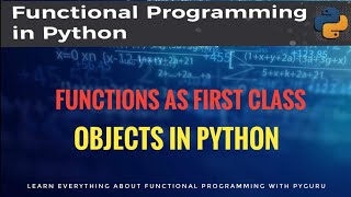 pyFunc 3 | First class functions | #pyGuru
