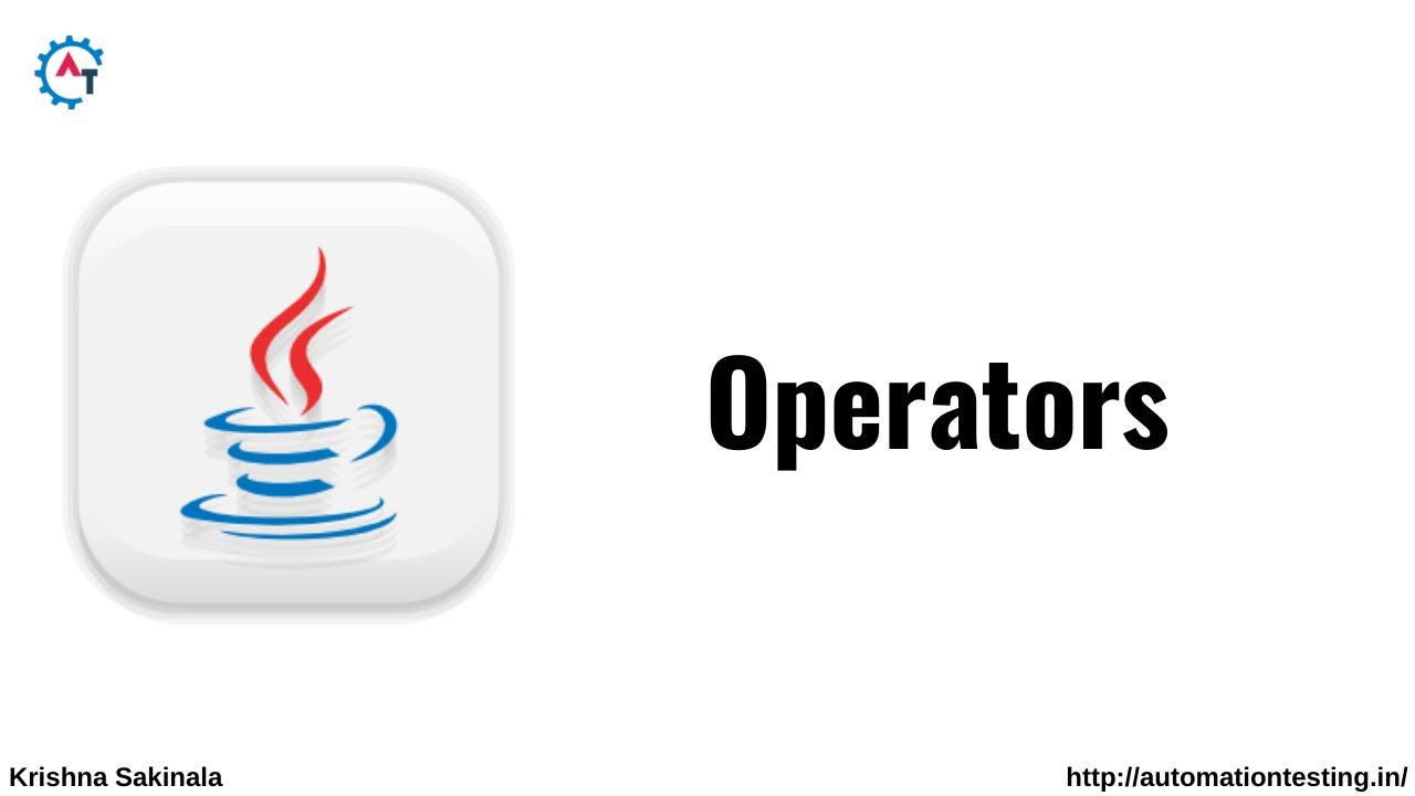 Operators In Java | Java Tutorial For Beginners | Java Operators ...