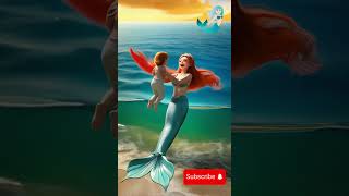 Wow so amazing mermaid beautiful cute baby smiling 😘😍 #youtubeshorts #shortvideo #shorts #mermaid