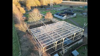 Hadlow Enclosure Build - Vlog 4 - The structures take shape!