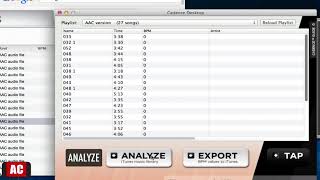 Detect BPM of M4A and Tag Files on Mac-CadenceDesktopPro