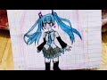 những bức tranh mik vẽ về hatsune miku