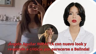 ¡Ángela Aguilar IMPACTA con nuevo look y responde a críticas por parecerse a Belinda!