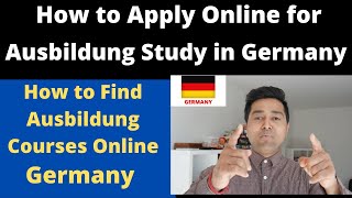 How to Apply Online for Ausbildung Study for Germany | How to Find ? Free Study |Vocational Training