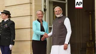 French PM Borne welcomes Indian counterpart Modi