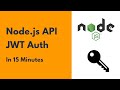 Add JWT Authentication In A Node.js App | Simple + Powerful