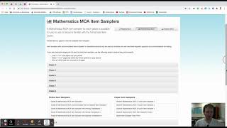 How to find the MCA Item Sampler