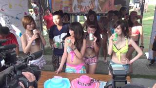 20130719 夢幻party舞團(謝奈奈 江孟孟 曾珮琪 林芝榆) 啤酒大賽 嘉義東石海之夏祭 嘉義縣東石漁人碼頭