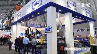 ZINSER auf der / at the Blechexpo 2019 in Stuttgart