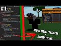 Adding animations and a movement system! - Roblox devlog #1