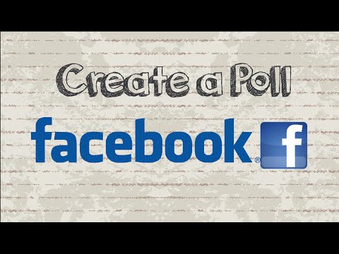 How to create a poll on Facebook How to create a poll on Facebook