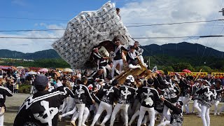 令和元年 中 宮入 比叡前 建水分神社秋祭り だんじり祭