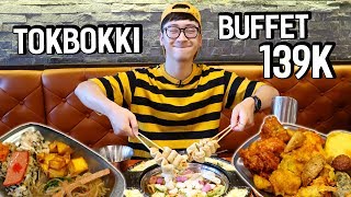 Cầm 139K đi ăn BUFFET LẨU DOOKKI TOKBOKKI siêu hot // SERIES NINH EATING ĂN GÌ #72