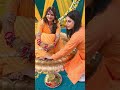 haldi ceremony of payal di 🧡