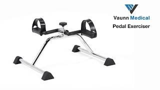 Vaunn Medical Pedal Exerciser for Light Cardio in Legs and Arms