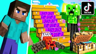 *NEW VIRAL TIKTOK MINECRAFT HACKS IN MINECRAFT | HINDI | PROBOIZ 95