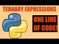 Ternary Expressions in Python | If-Else Statements in One Line of Code!