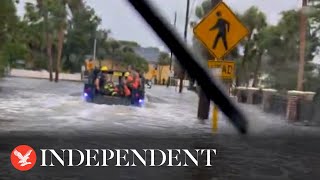 Rescues underway in Pinellas County as Idalia storm surge floods Florida