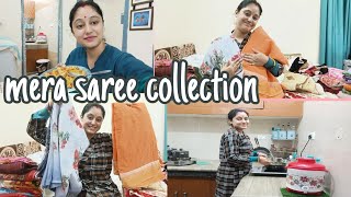 Assam se lekar Himachal tak...My saree collection 💃😊☺️ || requested vlog 🙏#armywifelife