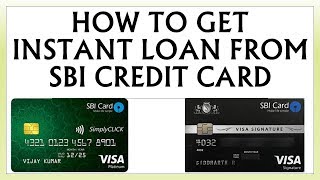 How to get instant loan from SBI credit card through encash benefit