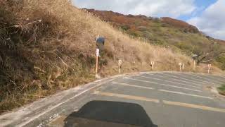 【車載動画 /5.3K60p】熊本県南阿蘇村、俵山峠から下り県道２８に出た（２０２４年１２月１２日）