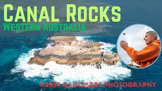 Aerial Elegance: Drone Soars Over Canal Rocks in Yallingup, Western Australia