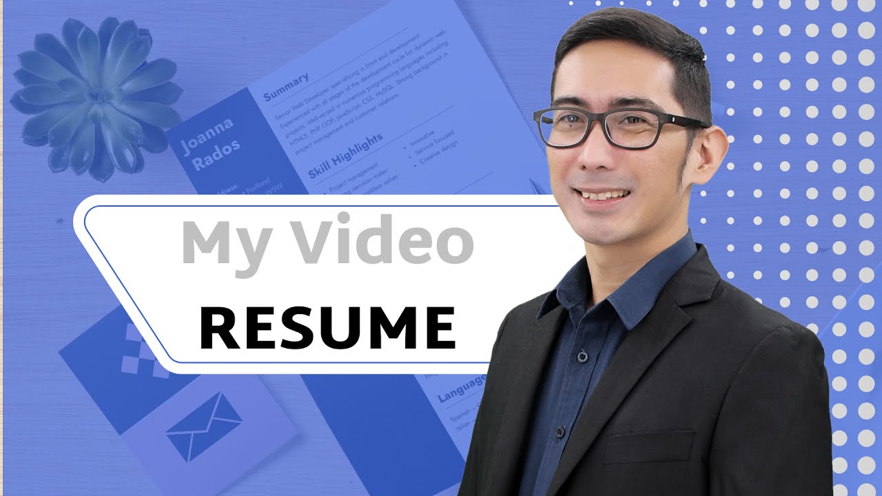 My Video Resume Youtube