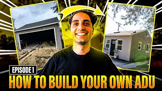 How to Build your own ADU Garage Conversion: Episode 1 - DEMO