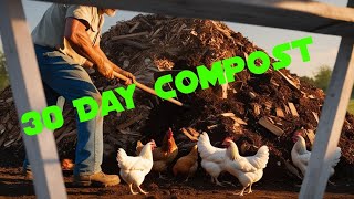 How to Make EASY Compost SUPER FAST With Chickens | How and Why