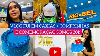 VLOG| FUI NO CENTRO DE CAXIAS + COMPRINHAS E COMEMORAÇÃO - SOMOS 20k