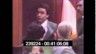 Ted Bundy losing his temper in court