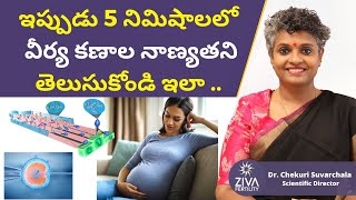 5 నిమిషాలలో వీర్య కణాల నాణ్యత || Microfluidics Of Sperms For IVF | Male Fertility | Dr C Suvarchalaa