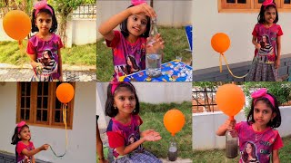 #TiyaKuttyയുടെ ആദ്യത്തെ #HydrogenBalloon ഉണ്ടാക്കൽ. എത്രത്തോളം ശരിയാകും എന്ന് അറിയില്ല Pls #Support