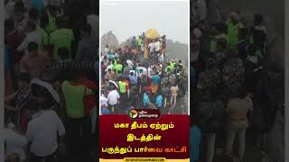 மகா தீபம் ஏற்றும் இடத்தின்  பருந்துப் பார்வை காட்சி #shorts | #Tiruvannamalai