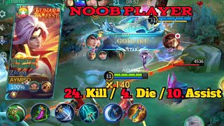 ZILONG GAMEPLAY / 24Kill 4Die 10Assist [ Editညံခြင်းသည်းခံပါ]💯