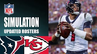 Texans vs. Chiefs - Madden 24 Simulation Highlights (Updated Rosters)