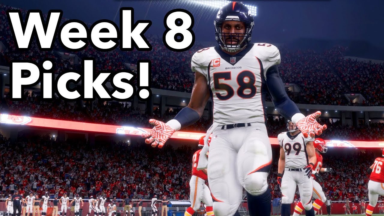 NFL Football Week 8 (WEEK EIGHT) PICKS (ALL GAMES) Predictions ...