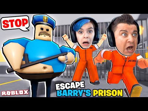 Escape Barrys Prison Run In Roblox Youtube