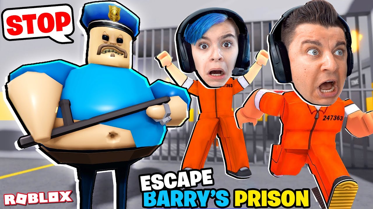 Escape Barrys Prison Run In Roblox Youtube